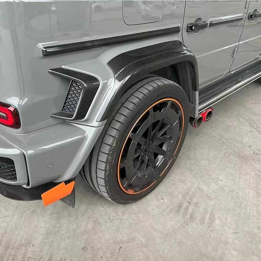 Upgrade W464 G63 Body Kit Rocket B900 Dry Carbon Fiber Fender Flares For  G63 W464 G550 Kit Carbon Car Accessories